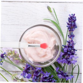 FRCOLOR 6 Aplicadores de Silicona para Maquillaje Labial, Pintalabios y Mascarillas Mango Cómodo, Reduce Desperdicio, Adecuado para Labial Mujer