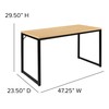 Flash Furniture Tiverton Industrial Modern Desk - Commercial Grade Office