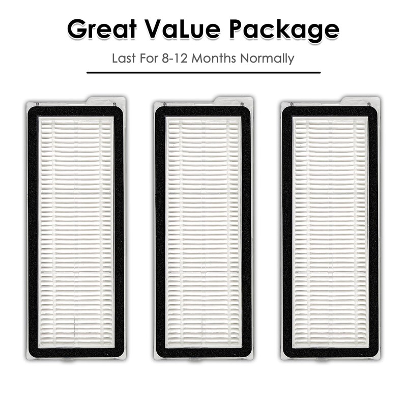 (3 Pack) Q Revo S Replacement HEPA Filter Compatible With