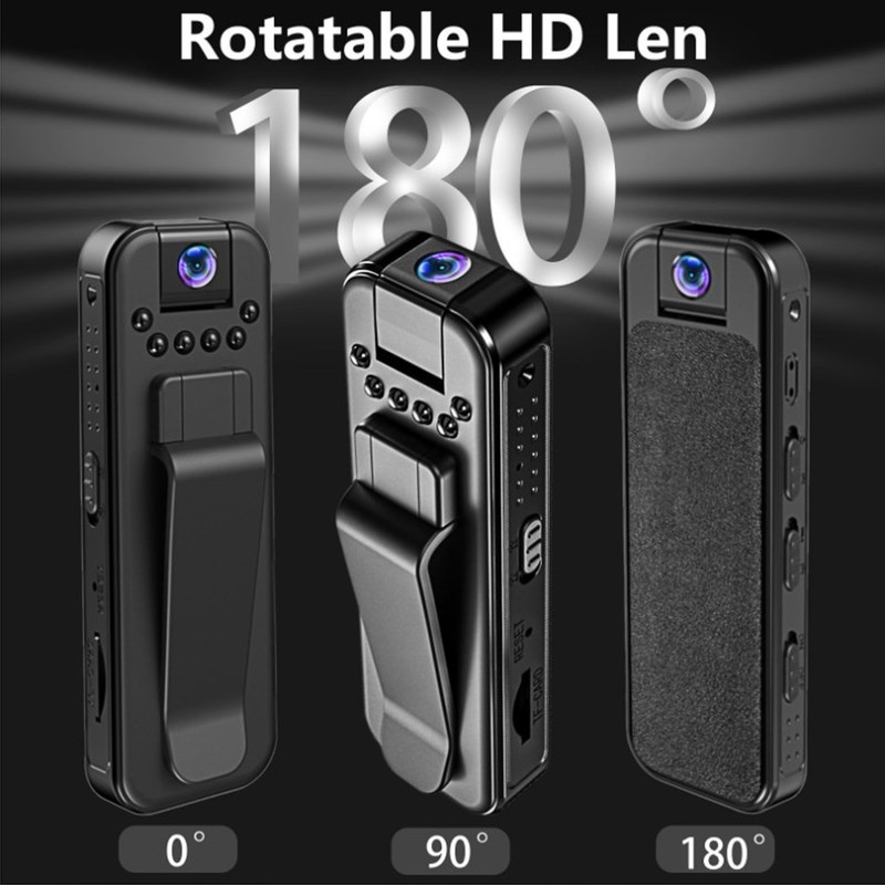 Body Worn Camera HD 1080P Infrared Night Vision Motion Detection