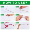 32.5FT Fiberglass Running Electrical Wire Cable Glow Rods Wire Pulling,