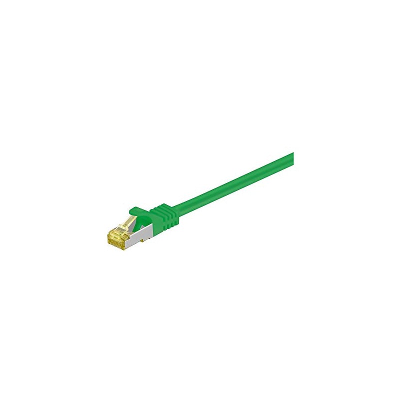 Patchkabel RJ45 S/FTP Cat7 20.00m grün PIMF