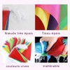 Voarge 300 Pieces Triangle Flags Bunting Banner 200m Multicolor Banner