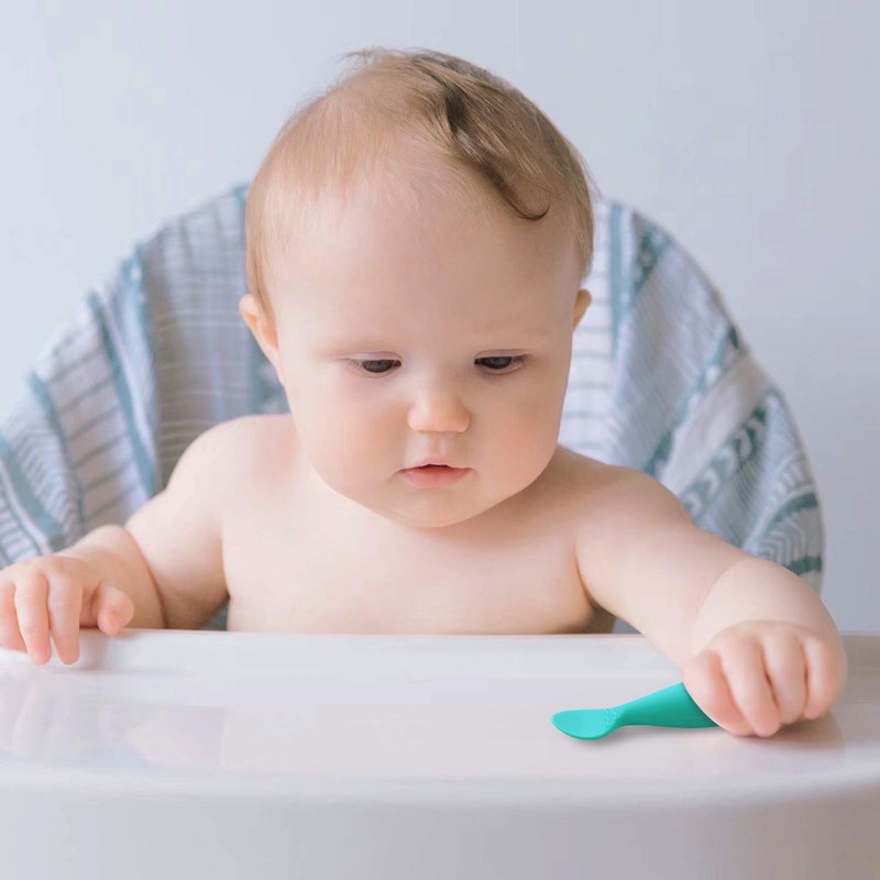 PandaEar - Cucharas para bebé sin BPA, paquete de 4,