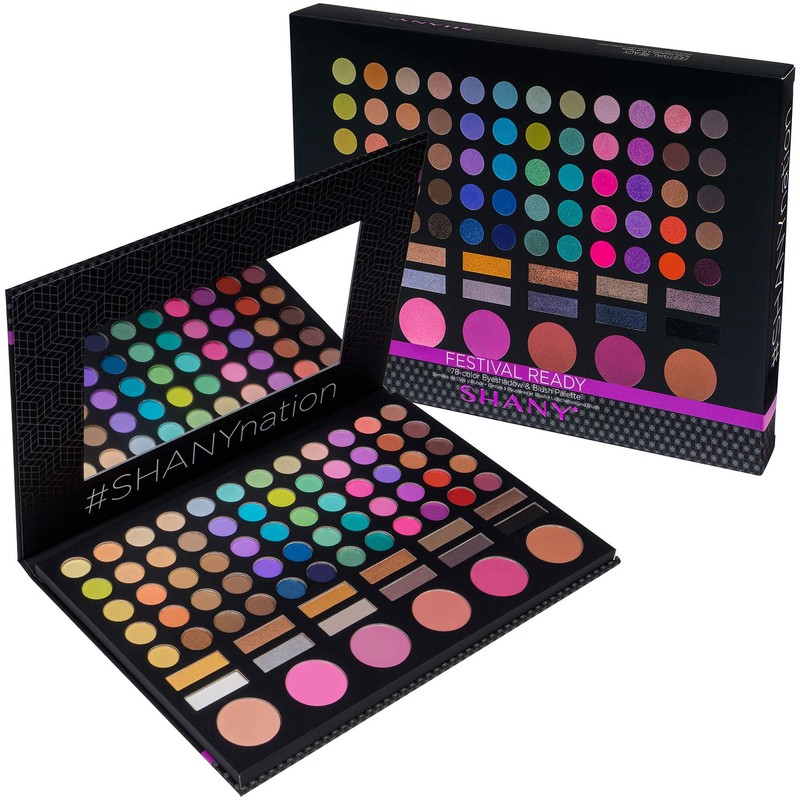 SHANY Festival Ready Palette - Highly Pigmented Blendable Eye shadows,