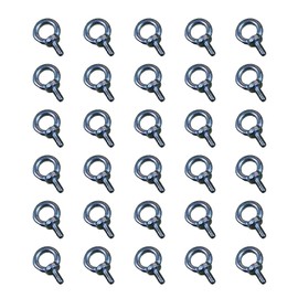 HAMILO M5 Stainless Steel Eye Bolts, Screw Bolts, Hanging Bolts, Set of 30