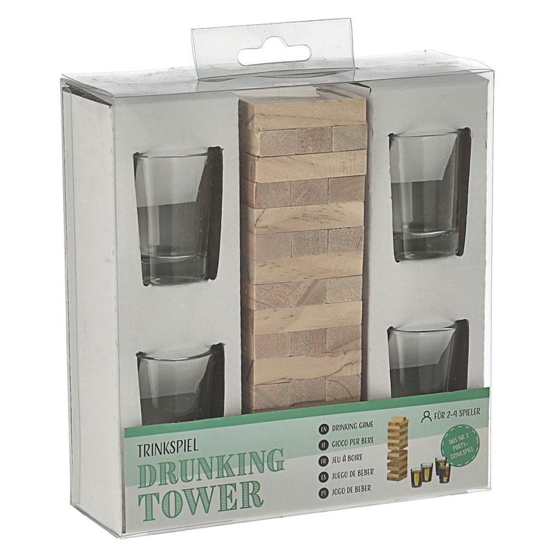 Drunk Tower Drinking Game 16.5 cm