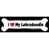 Unbranded Dog Bone Magnet: I LOVE MY Labradoodle | Puppy
