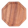 Tea Plate Natural Wood Environmental Protection Uniform Texture Odorless Serving