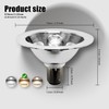 QLEE 2 Pack Led Ar70 Reflector Light 3w Ac Dc