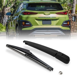 Shopauto Rear Windshield Wiper Arm Blade Assembly Kit Compatible with 2018-2023 Hyundai Kona, 2019-2023 Hyundai Kona Electric Rear Window Wiper Replacement 988112P000, 988501R000, 988122B000