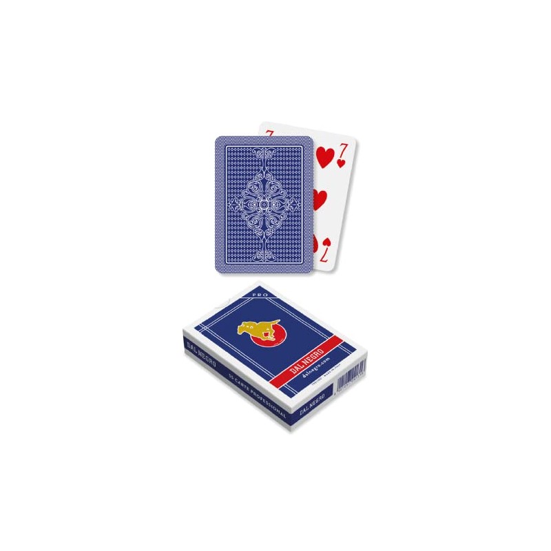 dal Negro Carte Mazzo da 55 Poker, Colore Blu, 024131