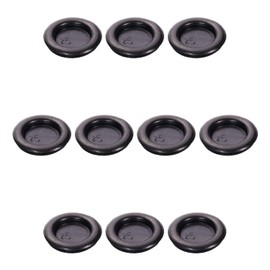 Heyiarbeit Wire Grommets 25mm Mounting Dia Wire Protector Oil Resistant Armature Rubber Grommets, for Wiring Cable Protector Black Tone 20pcs