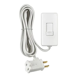 Leviton TBL03-10W Tabletop Slide Control Lamp Dimmer, 300-Watt, White, 1 unidad