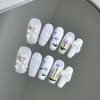 Handmade Nail Tip Long Coffin Popular Stylish Nail White French