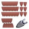 51Pcs Finger Sanding Pads, Hook and Loop Finger Sandpaper for