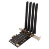 PCIe Network Adapter 2.4G 450Mbps 5G 1300Mbps 4 Antennas Standard