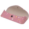 Pearl 092755 Glasses Case, Pink, Starlight, Semi-Hard, Star Pattern HY-3