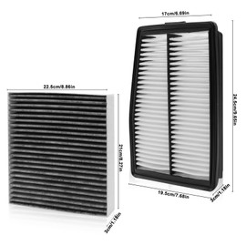 BX-Good Cabin Engine Air Filter for Hyundai Sonata Hybrid 2025 2024 2023 2022 2021 2020