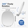 COSMIRROR Shower Mirror Fogless for Shaving with Updated Adhesive, 360°