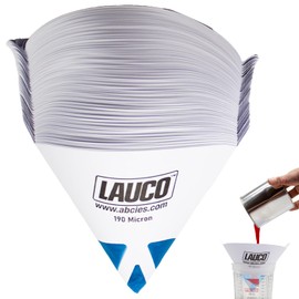 LAUCO 1000 Pack of Paint Strainer with Fine 190 Micron Filter Tips - Premium Pure Blue Ultra-Flow Blue Nylon Mesh, Paint Filters Cone Strainer for Automotive Spray Paint- Paint Filters Cone