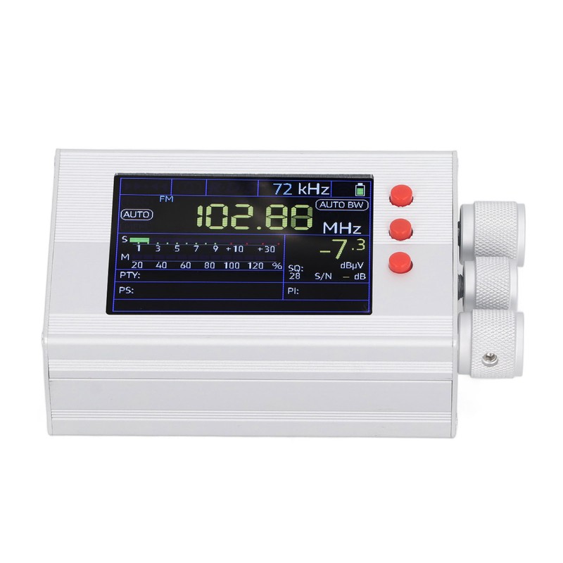 Full Band Radio Receiver 2in LCD Display 144‑27000Khz 65Mhz‑108Mhz Shortwave