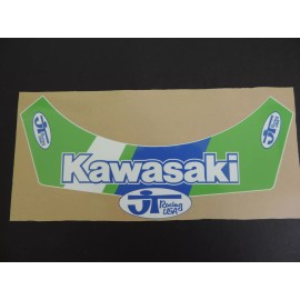 Evolution MX VINTAGE MOTOCROSS JT Racing Team Kawasaki Helmet Visor Decal AHRMA CR KX YZ RM