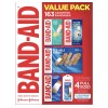 BAND-AID Adhesive Bandages, Variety Pack, 163 ct. 4boxes +travel Kit