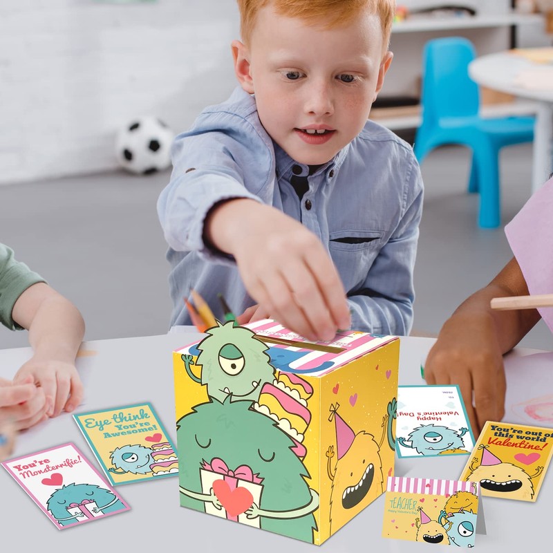 GoForward Valentine for Kids Mailbox Monster