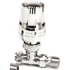 Greened House Haxby Straight Chrome Thermostatic Radiator Valve / Towel