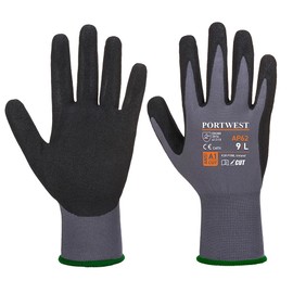 Portwest unisex Dermiflex Aqua Gloves, Grey, Large