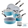 Farberware EcoAdvantage Ceramic Nonstick Cookware/Pots and Pans Set, 13 Piece,