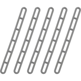 CARTREND 10679 Guy Element, Awning Ladders, Grey, 6 Compartments for Tents, Awnings, Canopies, Pack of 5