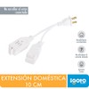 iGoto ED13-1B Mini extensión dómestica dual, 10 cm Calibre 16,