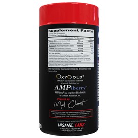 Insane Labz Kill H2O, AMPiberry Infused Diuretic, Reduce Water Retention and Bloating Relief with Dandelion Root and Green Tea Extract, 20 Servings