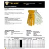 Tillman 12 PAIR Tillman 1414 Cowhide Leather Protective Construction Roping