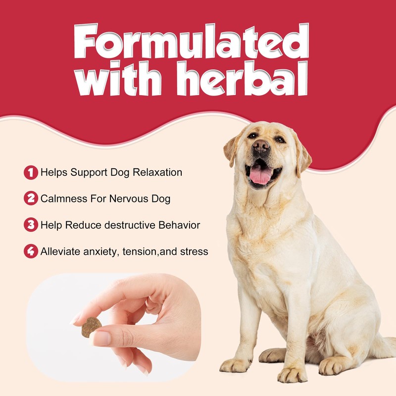 ROROCA Dog Calming Chews - Extra Herbal Formula for Pets