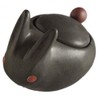 Country Goods Rabbit Pot Black Seasoning Container Condiment Container Sugar