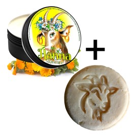 Crema Facial Sebo Res + Leche Cabra Jabón Antiedad Antiacne Todo Tipo De Piel Día/noche