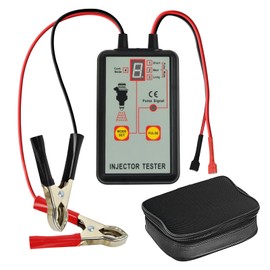 Probador de inyector de combustible automotriz, 12 V, 4 modos de pulso, sistema de presión de combustible de vehículo de mano, medidor de herramienta de prueba de escaneo de diagnóstico, prueba