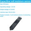 MTDELE 10Pcs Capacitive Soil Moisture Sensor Module 3.3V Compatible with