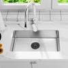 LQS Kitchen Sink Drain Assembly, Kitchen Sink Strainer with Deep
