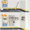 WALMANN All Metal 64 Inch Wall Mount Garden Tool Organizer