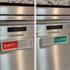 Clean Dirty Dishwasher Magnet [Choose your language] - Easy to