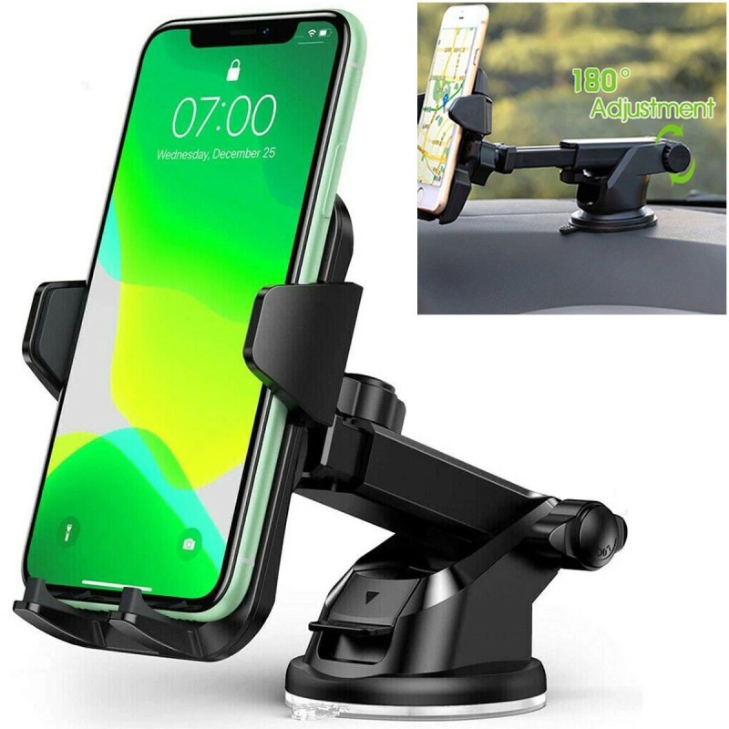 Universal Car Mount Phone Holder Dashboard Windshield Fits All devices
