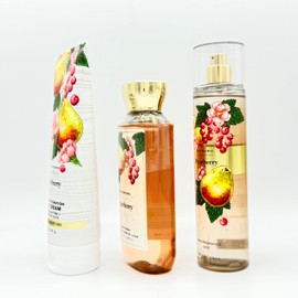 Pearberry 3-Piece Bath Bundle | Ultimate Hydration Body Cream, Body Wash and Fine Fragrance Mist