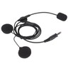 Motorbike Full Face Helmet Earpiece Mic 7.1mm Plug Two Way