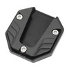 Demeras Motorcycle Side Stand Plate Pad, Universal Fashion Appearance Anodic