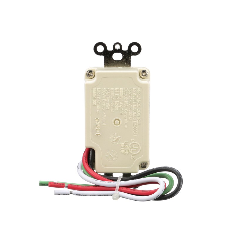 Woods 59720WD In-Wall 30-Minute digital countdown timer; Light Almond