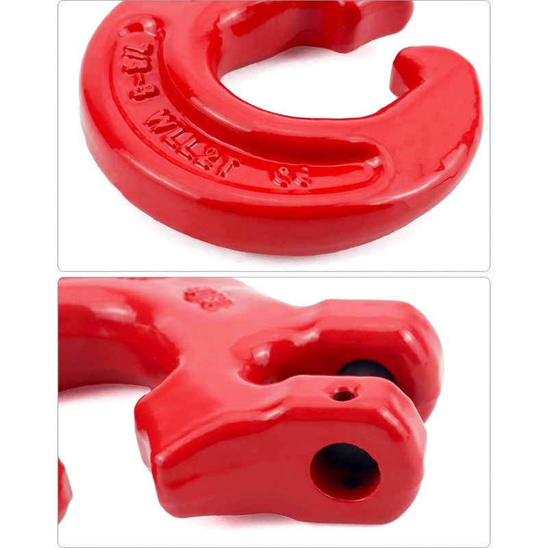 QWORK Chain Hook, 2 Pack 5/16" Logging Chain Choker Hook,